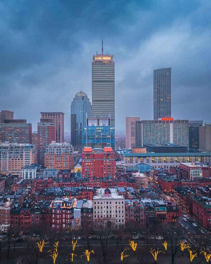 BOSTON ON A RAINY DAY