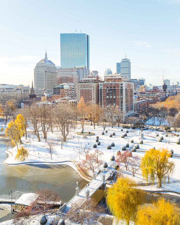 FIRST SNOW IN BOSTON DEC 2022